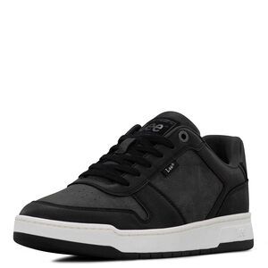 Lee Men's Specter Retro Court Fashion Sneaker, Black/Anthra, 10.5 M